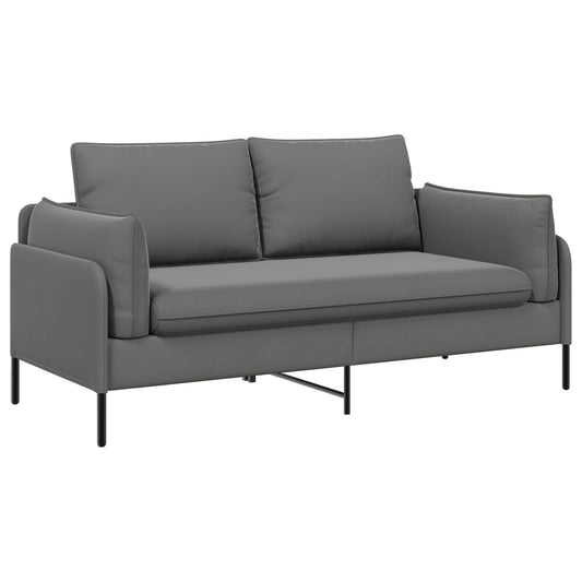 vidaXL 2-Seater Sofa 2-Seater Dark Grey 188 x 81 x 89 cm Velvet