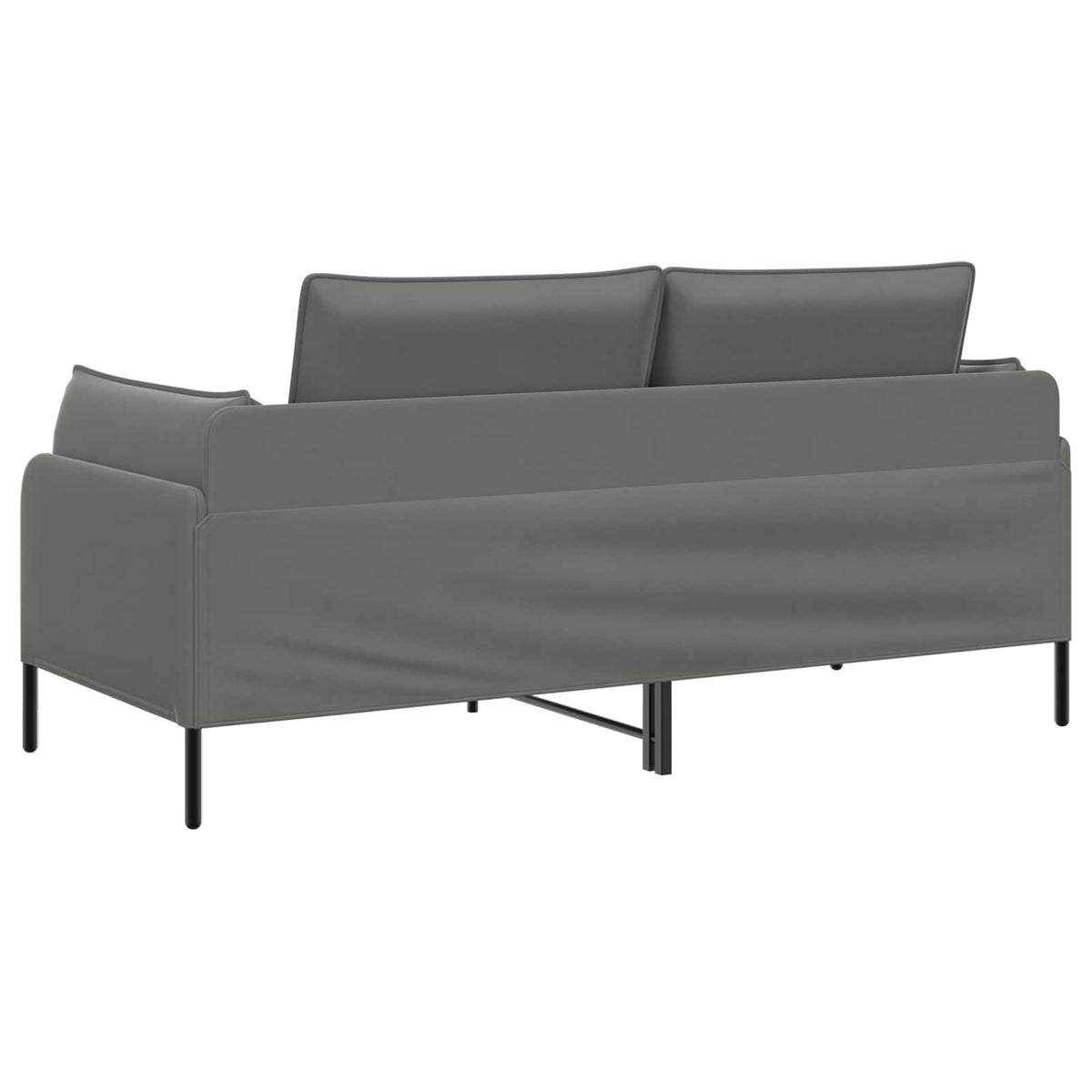 vidaXL 2-Seater Sofa 2-Seater Dark Grey 188 x 81 x 89 cm Velvet