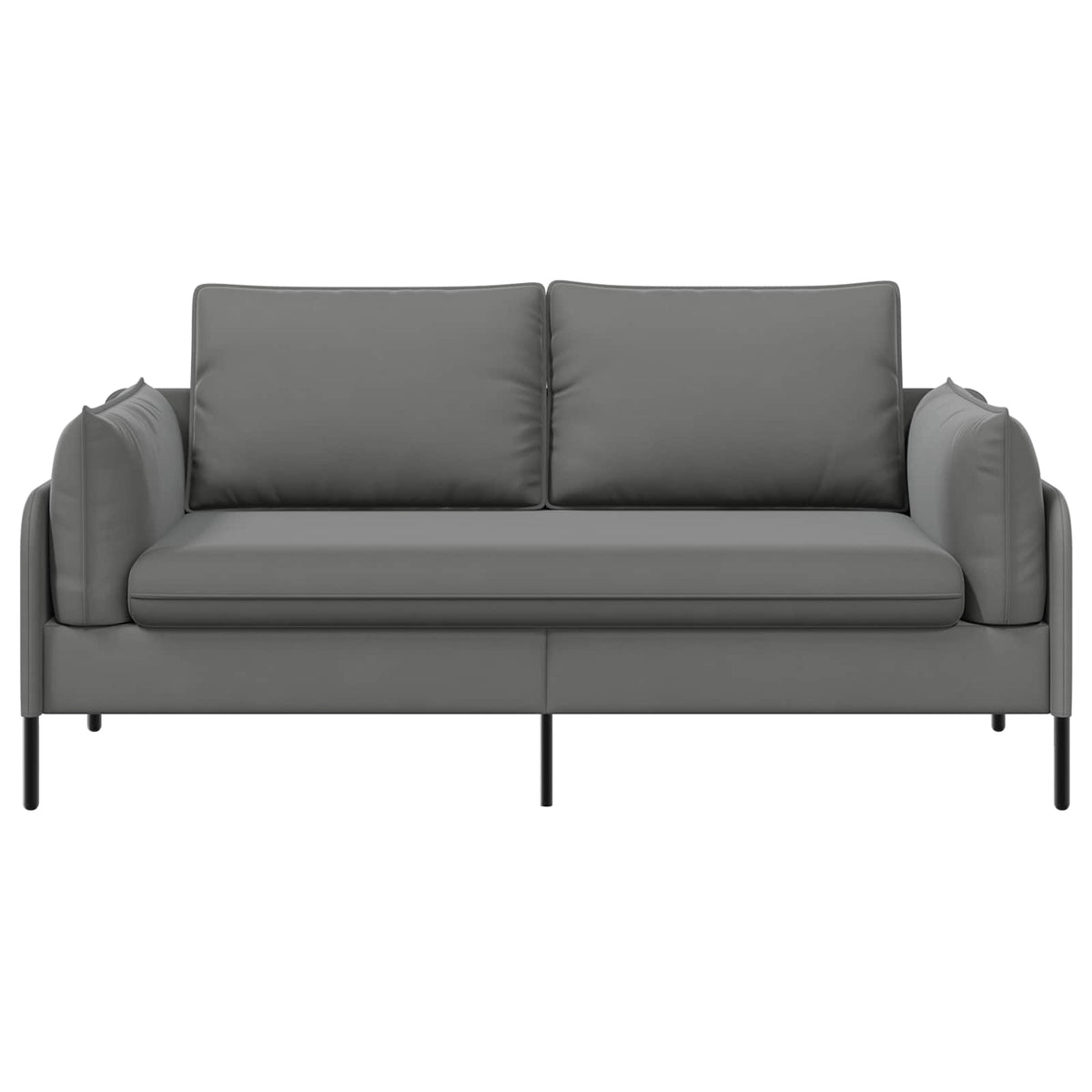 vidaXL 2-Seater Sofa 2-Seater Dark Grey 188 x 81 x 89 cm Velvet