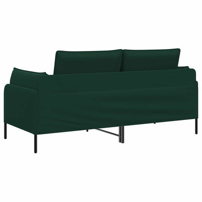 vidaXL 2-Seater Sofa 2-Seater Dark Green 188 x 81 x 89 cm Velvet