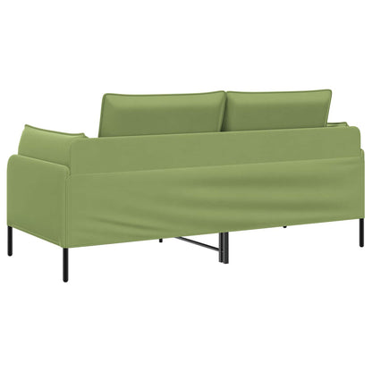 vidaXL 2-Seater Sofa 2-Seater Light Green 188 x 81 x 89 cm Velvet