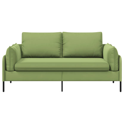 vidaXL 2-Seater Sofa 2-Seater Light Green 188 x 81 x 89 cm Velvet