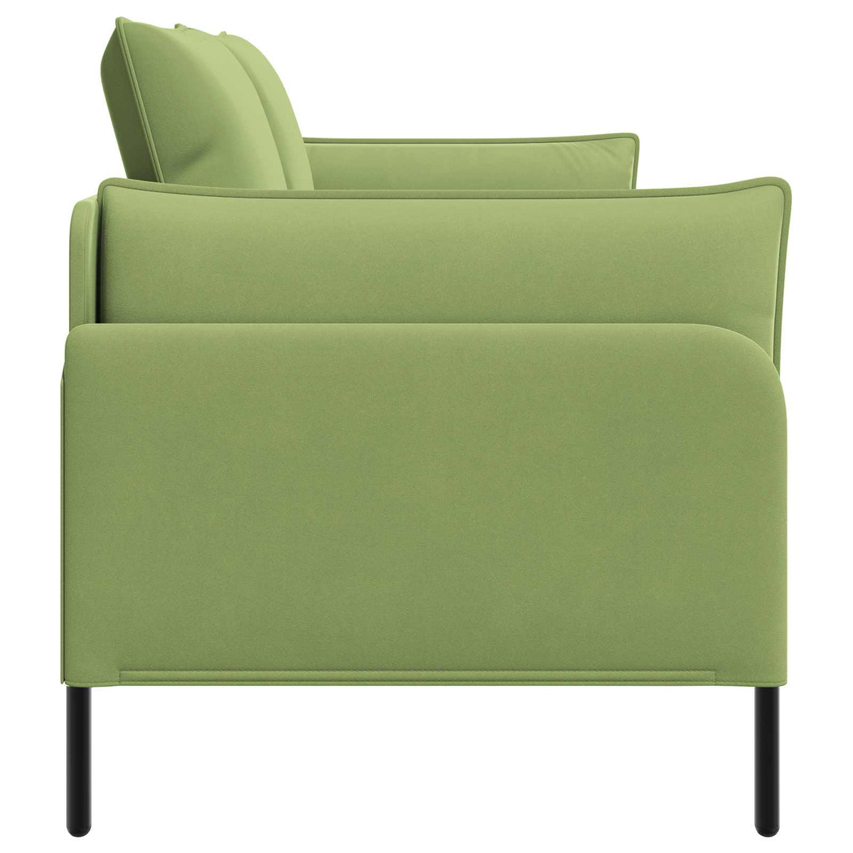 vidaXL 2-Seater Sofa 2-Seater Light Green 188 x 81 x 89 cm Velvet