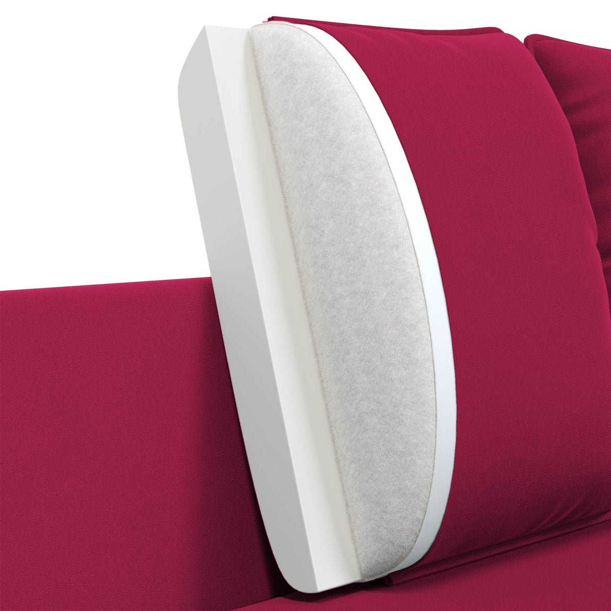 vidaXL 2-Seater Sofa 2-Seater Wine Red 188 x 81 x 89 cm Velvet
