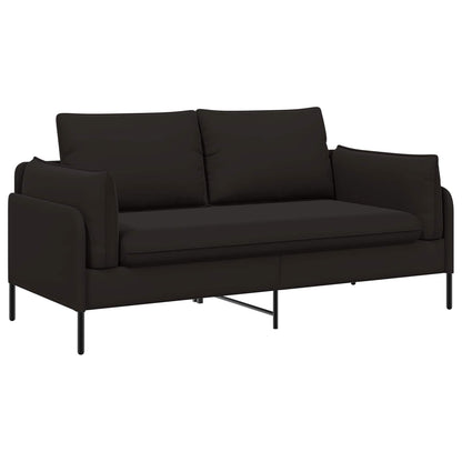 vidaXL 2-Seater Sofa 2-Seater Black 188 x 81 x 89 cm Velvet