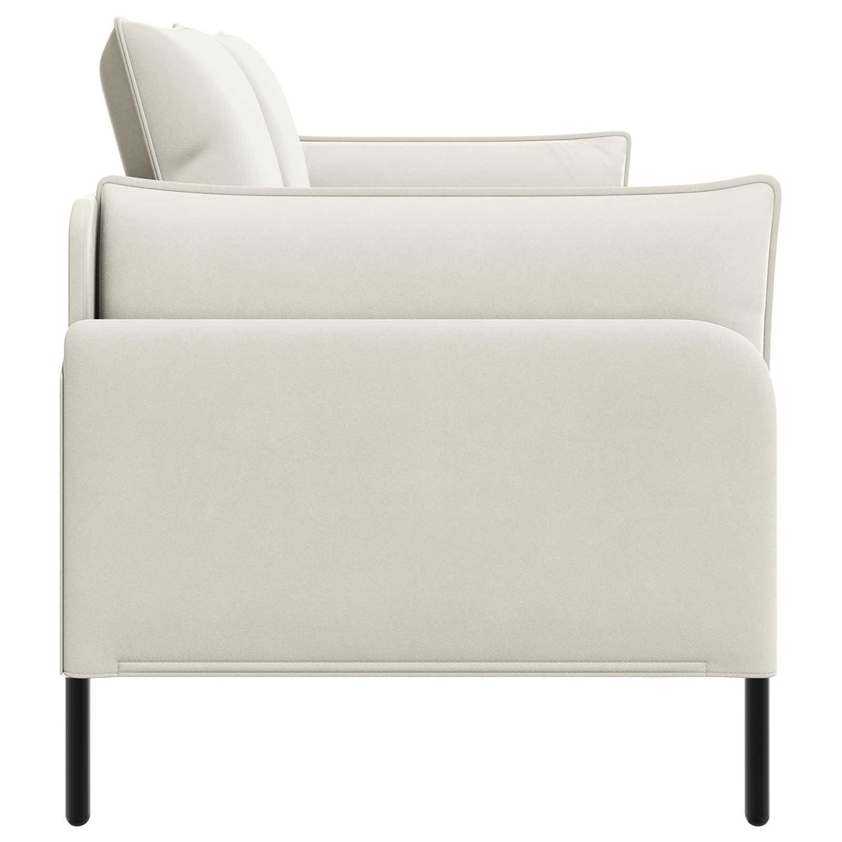 vidaXL 2-Seater Sofa 2-Seater Cream 188 x 81 x 89 cm Velvet