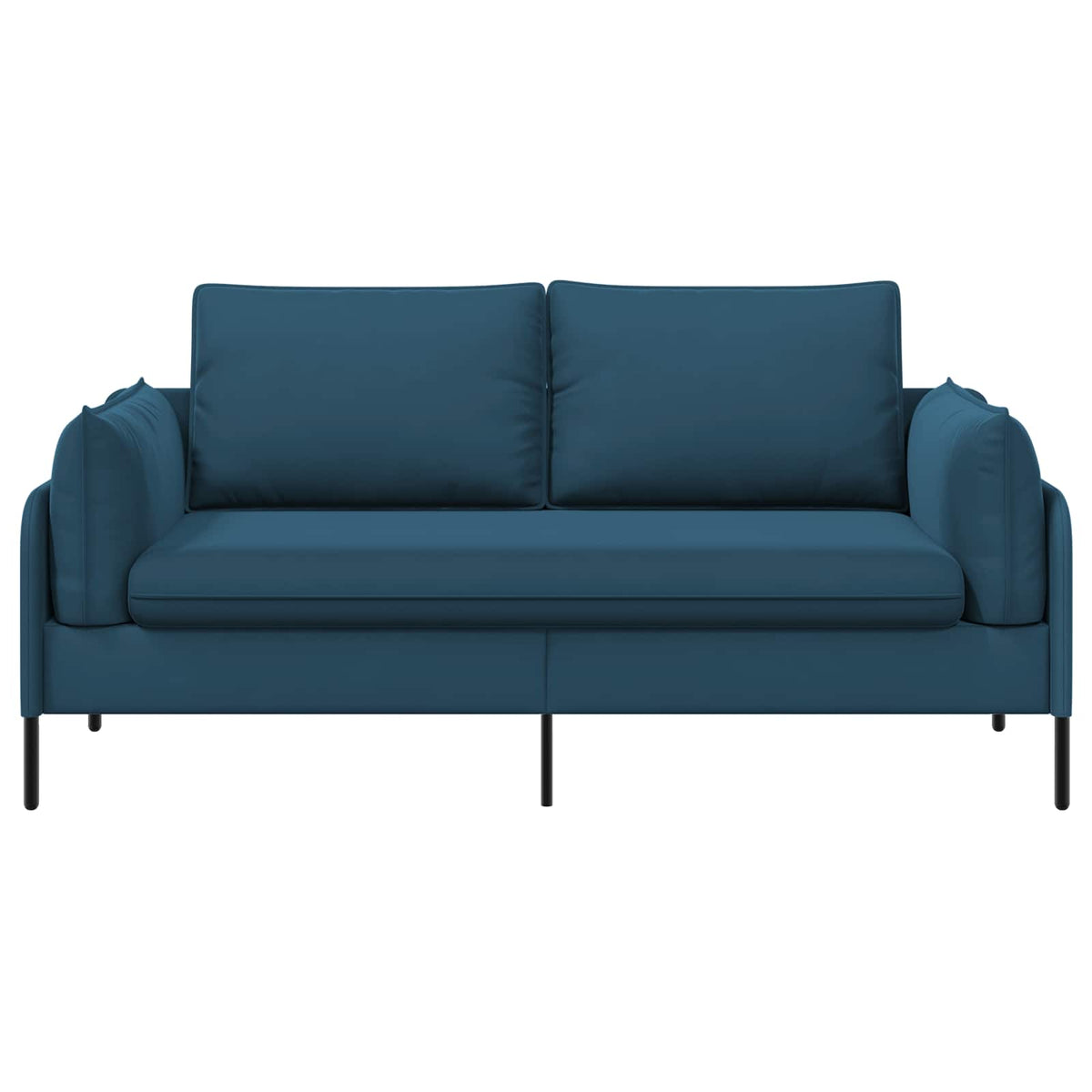 vidaXL 2-Seater Sofa 2-Seater Blue 188 x 81 x 89 cm Velvet