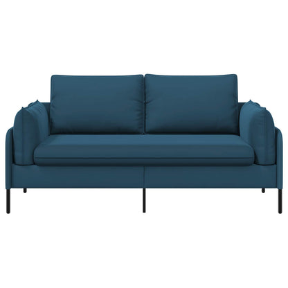vidaXL 2-Seater Sofa 2-Seater Blue 188 x 81 x 89 cm Velvet