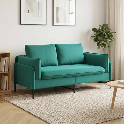 vidaXL 2-Seater Sofa 2-Seater Turquoise 188 x 81 x 89 cm Velvet