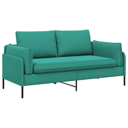 vidaXL 2-Seater Sofa 2-Seater Turquoise 188 x 81 x 89 cm Velvet