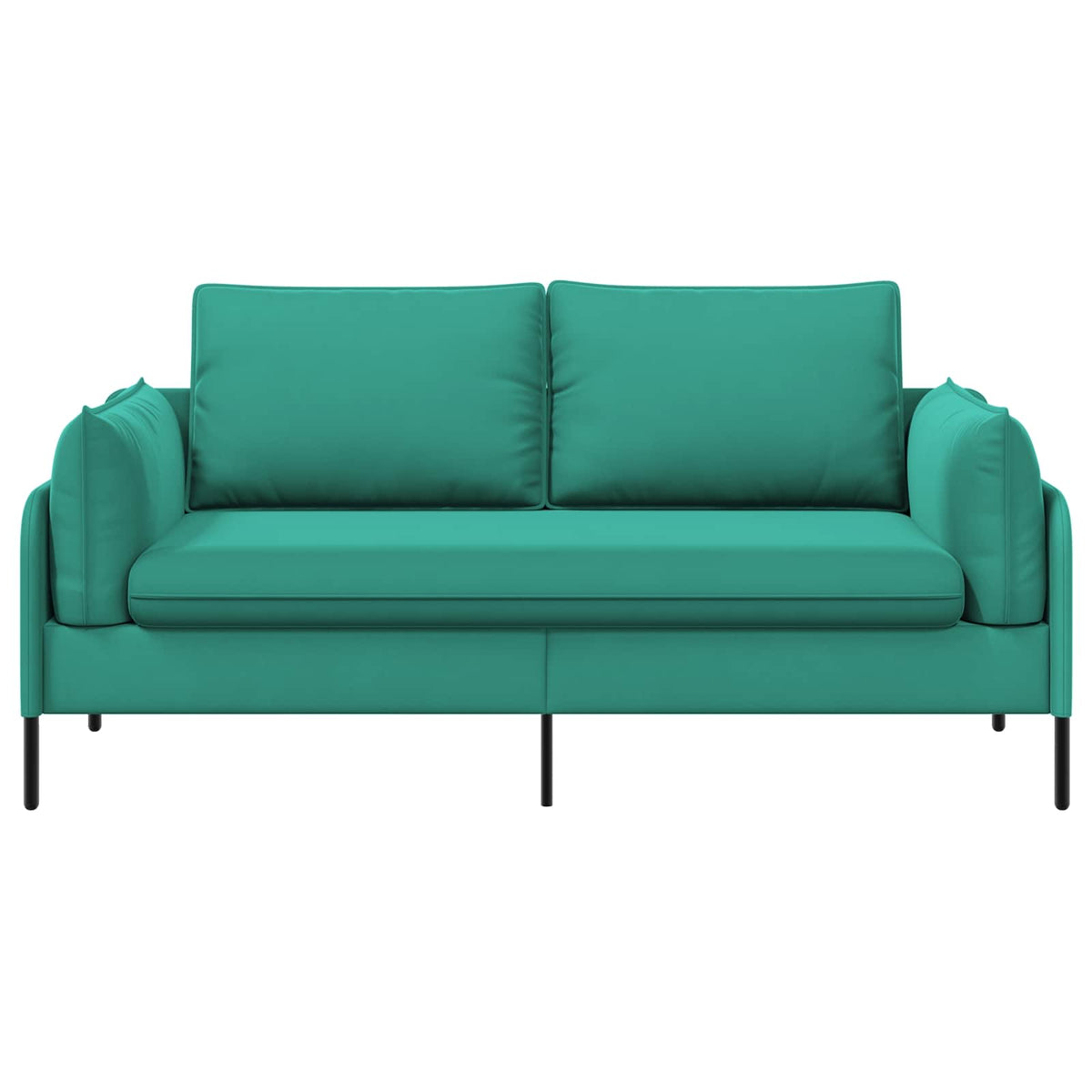vidaXL 2-Seater Sofa 2-Seater Turquoise 188 x 81 x 89 cm Velvet
