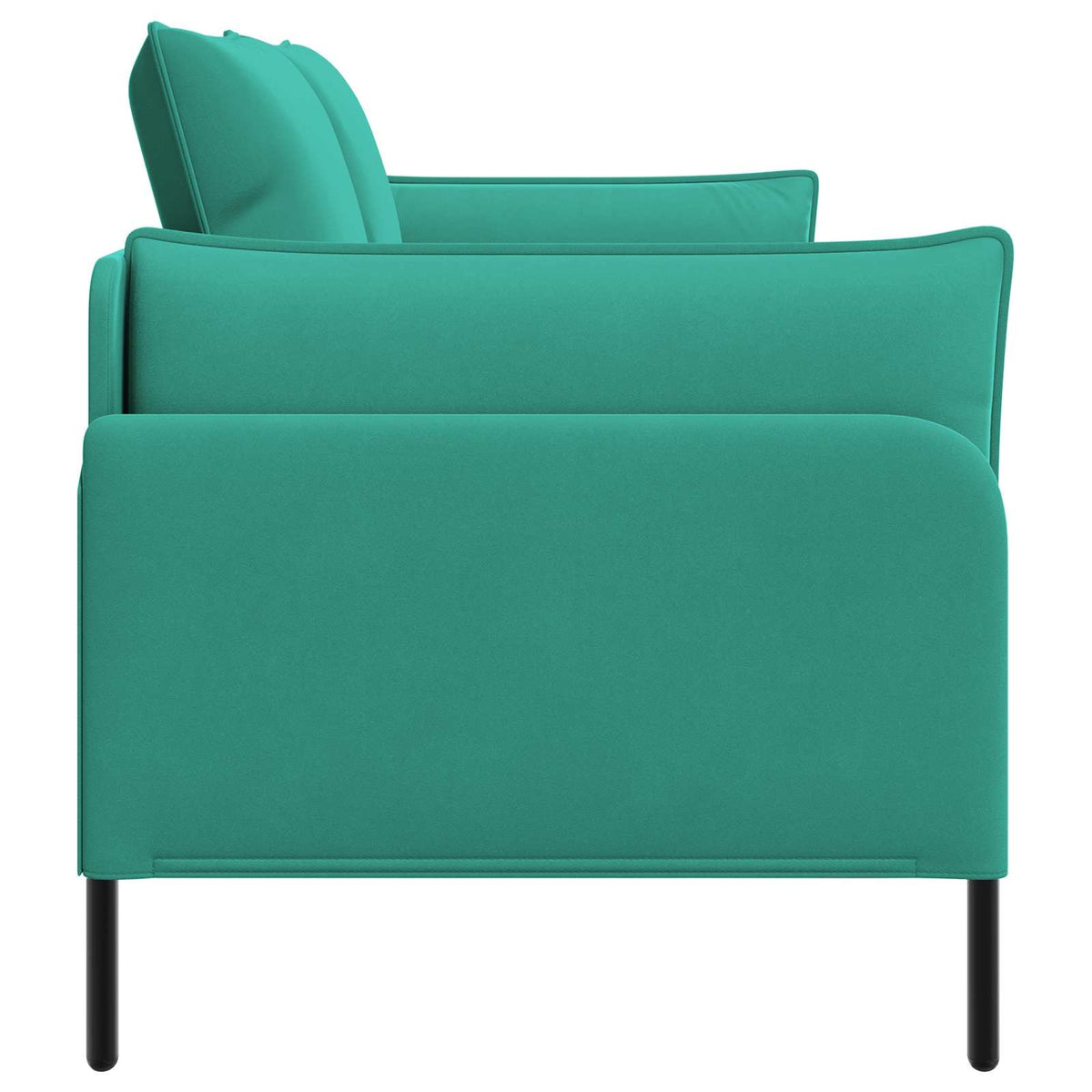 vidaXL 2-Seater Sofa 2-Seater Turquoise 188 x 81 x 89 cm Velvet
