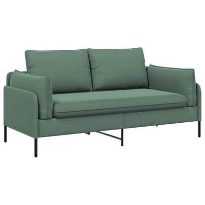 vidaXL 2-Seater Sofa Sea Green 188 x 81 x 89 cm Velvet
