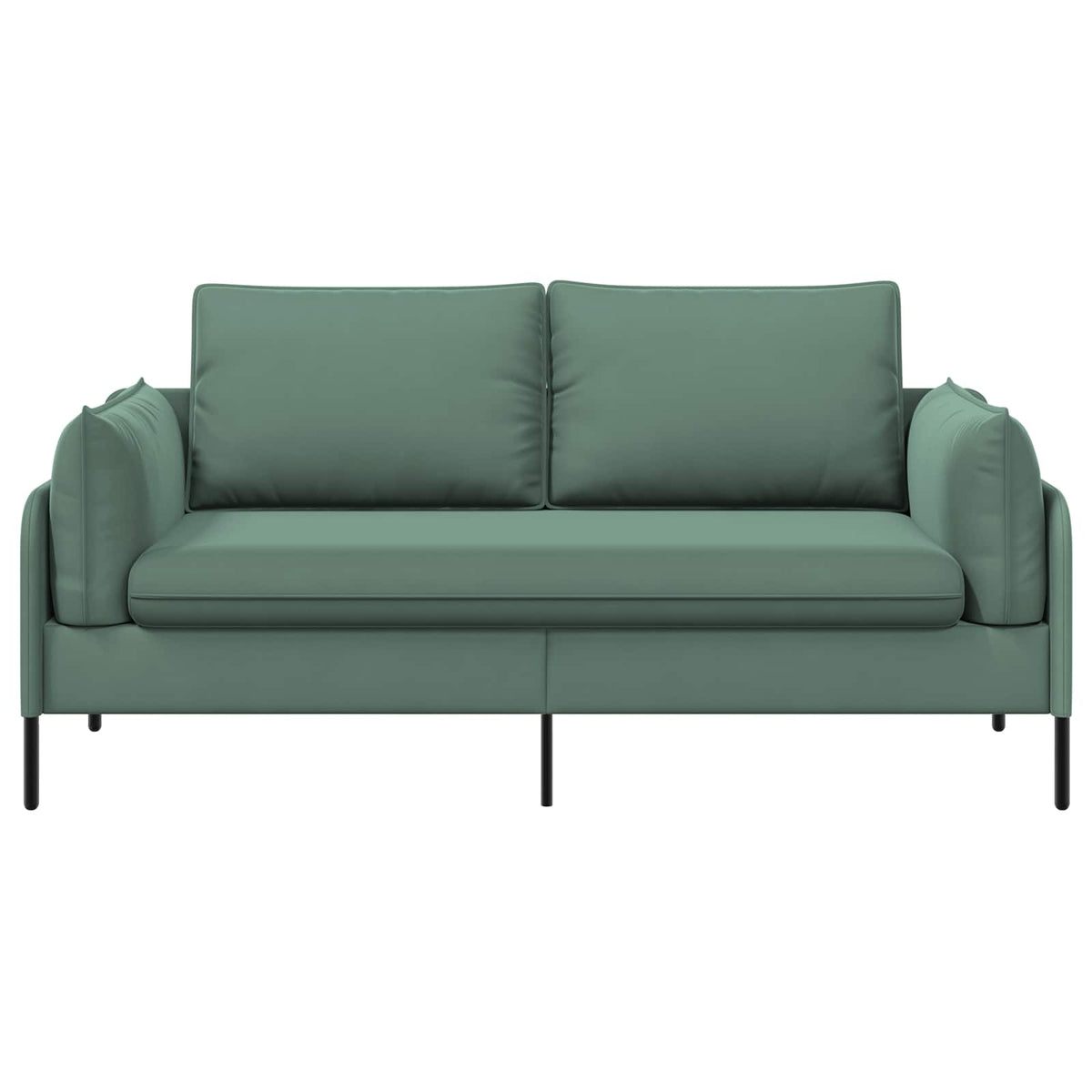 vidaXL 2-Seater Sofa Sea Green 188 x 81 x 89 cm Velvet