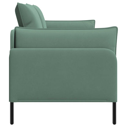 vidaXL 2-Seater Sofa Sea Green 188 x 81 x 89 cm Velvet