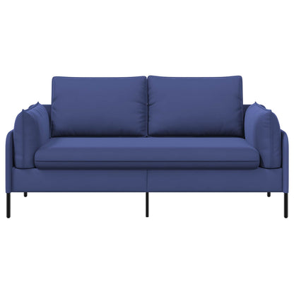 vidaXL 2-Seater Sofa 2-Seater Police Blue 188 x 81 x 89 cm Velvet