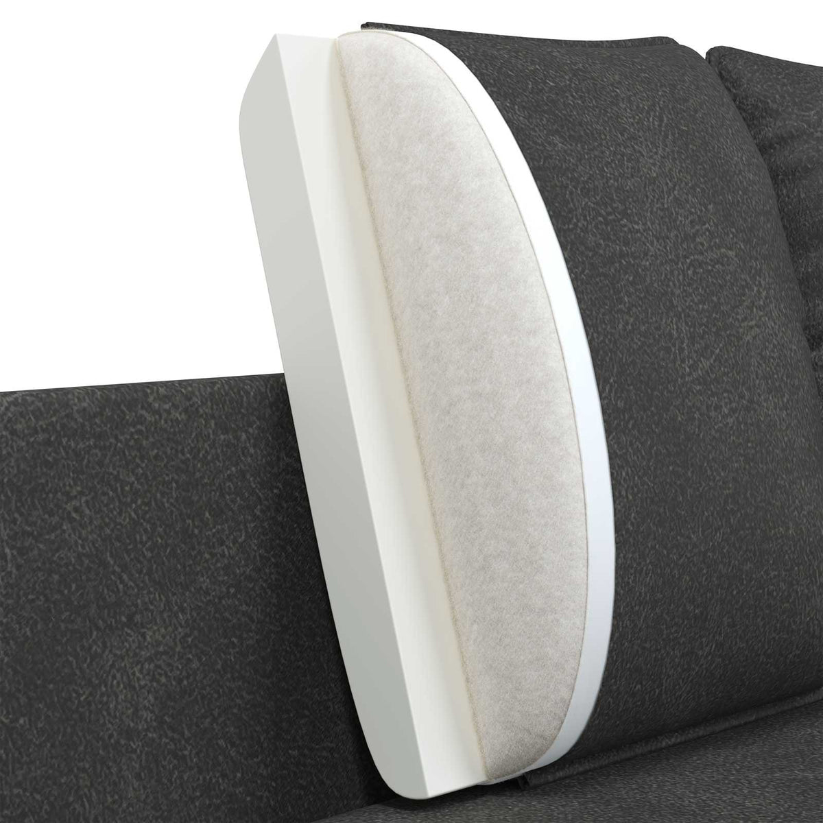vidaXL 2-Seater Sofa Black 188 x 81 x 89 cm Faux Leather