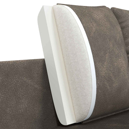 vidaXL 2-Seater Sofa Grey 188 x 81 x 89 cm Faux Leather