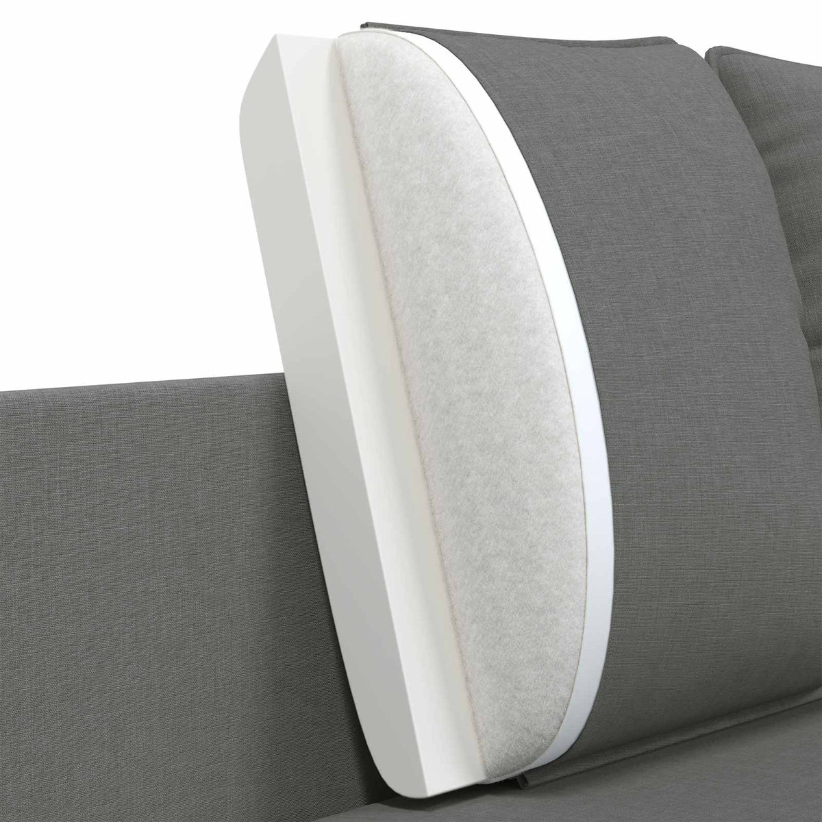 vidaXL 3-Seater Sofa Dark Grey 222 x 81 x 89 cm Fabric