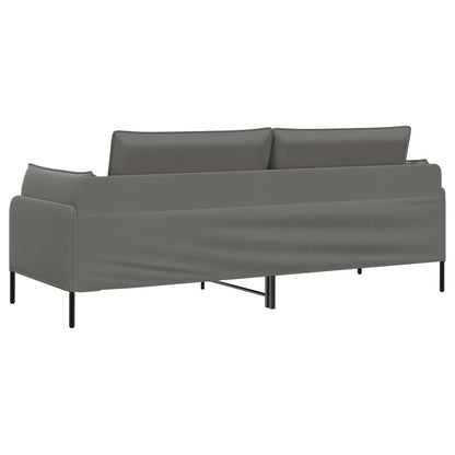 vidaXL 3-Seater Sofa 3-Seater Dark Grey 222 x 81 x 89 cm Velvet