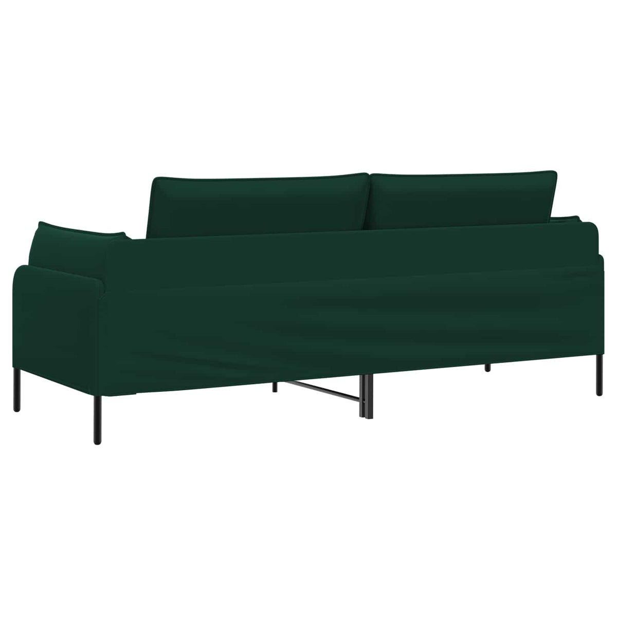 vidaXL 3-Seater Sofa Dark Green 222 x 81 x 89 cm Velvet