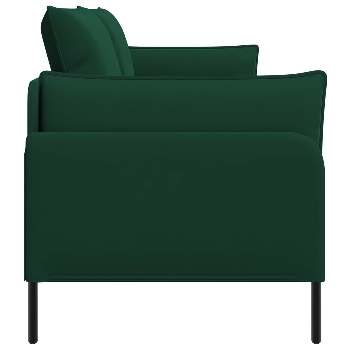 vidaXL 3-Seater Sofa Dark Green 222 x 81 x 89 cm Velvet
