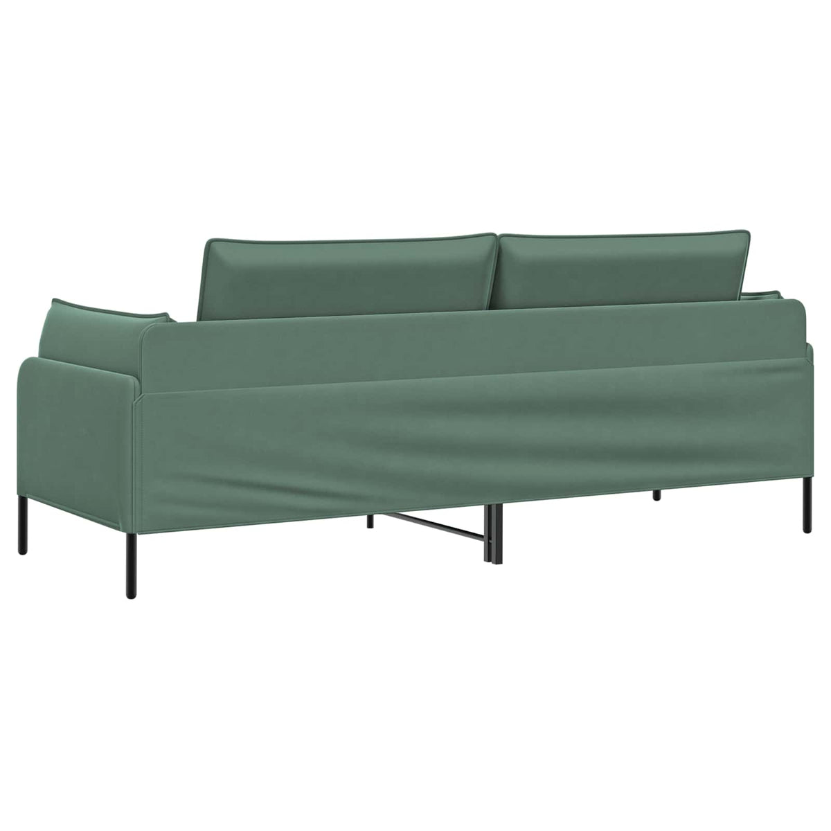 vidaXL 3-Seater Sofa 3-Seater Sea Green 222 x 81 x 89 cm Velvet