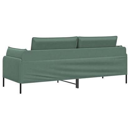 vidaXL 3-Seater Sofa 3-Seater Sea Green 222 x 81 x 89 cm Velvet