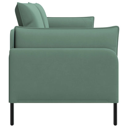 vidaXL 3-Seater Sofa 3-Seater Sea Green 222 x 81 x 89 cm Velvet