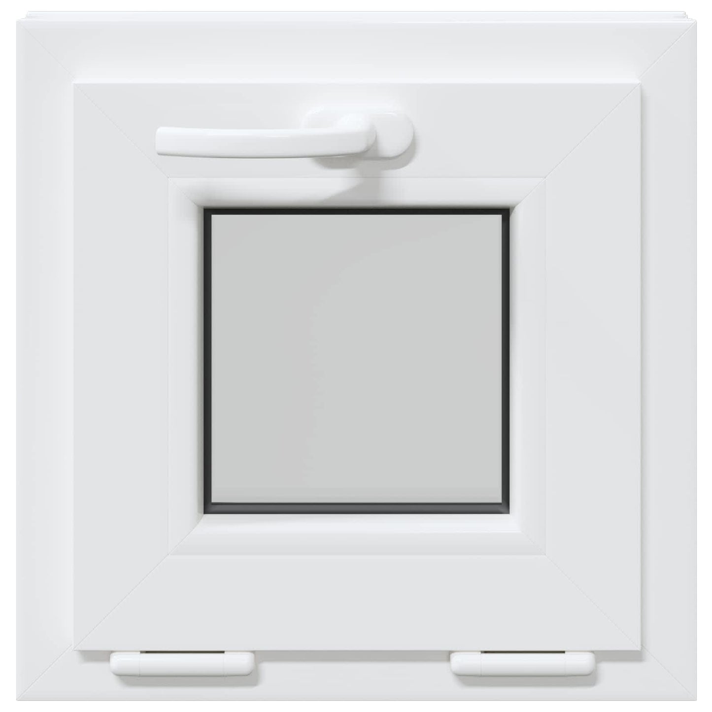vidaXL Tilt Basement Window RISOR 40 x 40 cm PVC and Clear Plain Glass