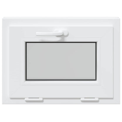 vidaXL Basement Window Internal Colour White RISOR 50 x 40 cm