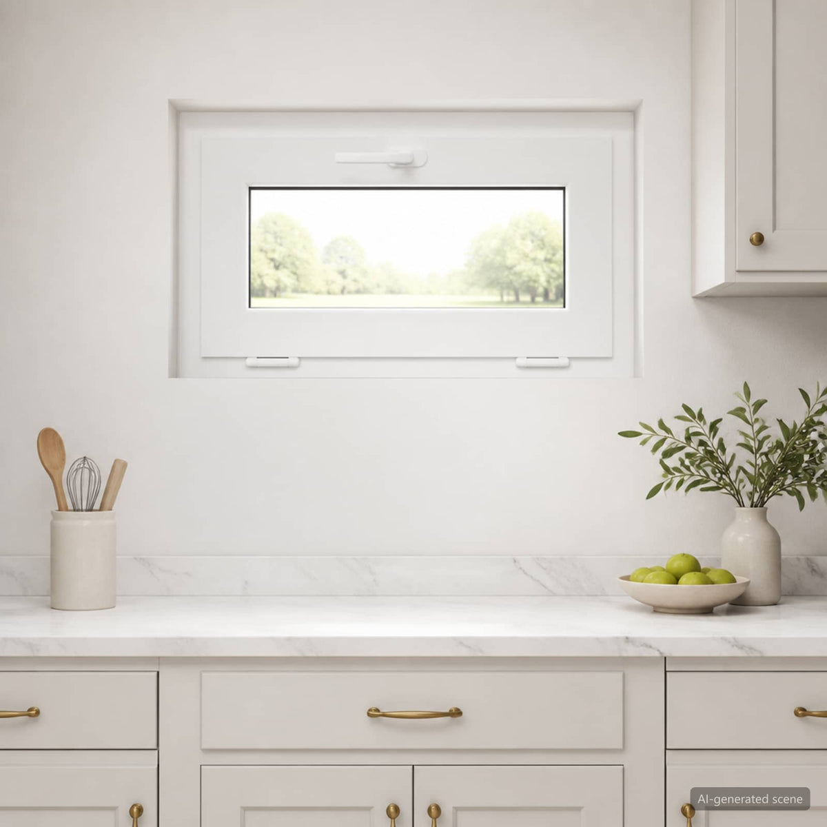 vidaXL Basement Window Internal Colour White RISOR 65 x 40 cm
