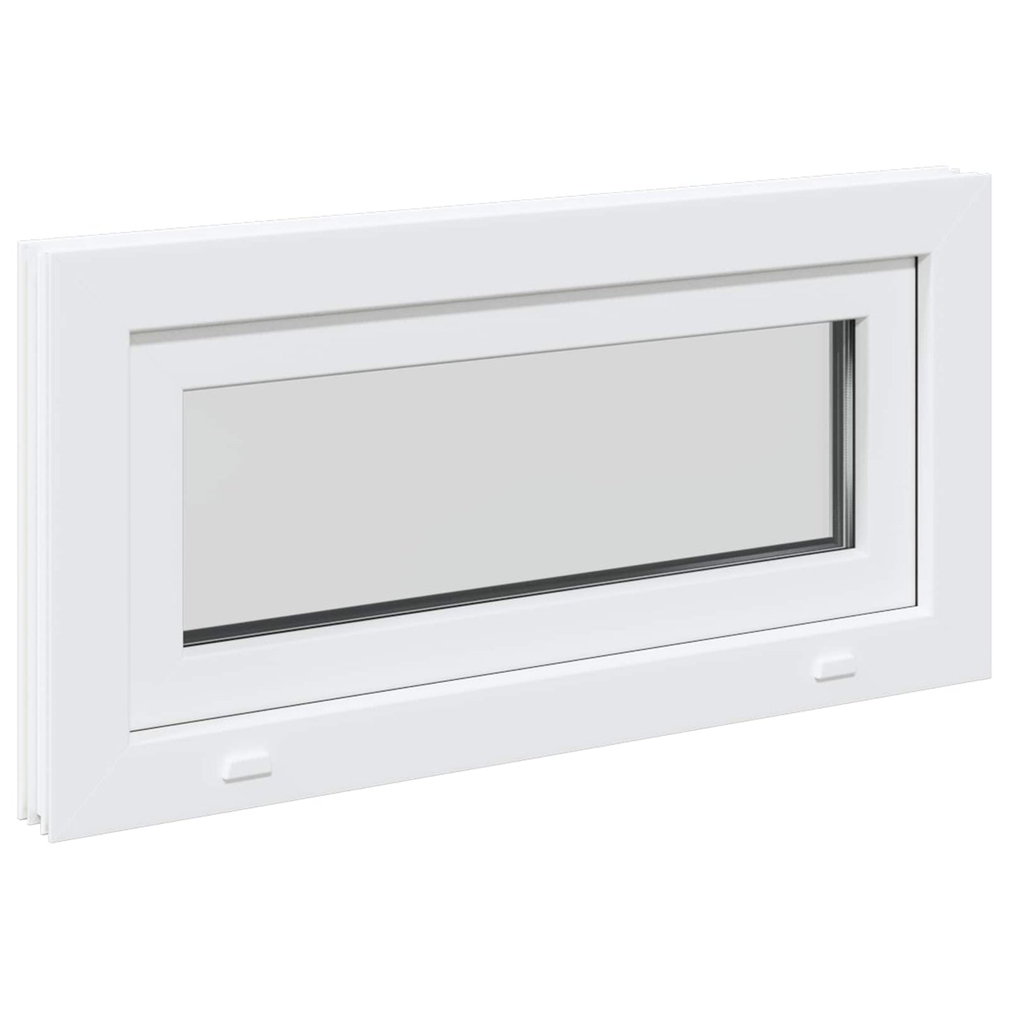 vidaXL Basement Window Internal Colour White RISOR 75 x 40 cm