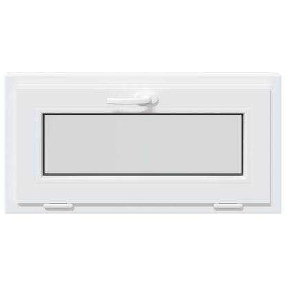 vidaXL Basement Window Internal Colour White RISOR 85 x 40 cm