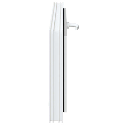 vidaXL Basement Window Internal Colour White RISOR 105 x 40 cm