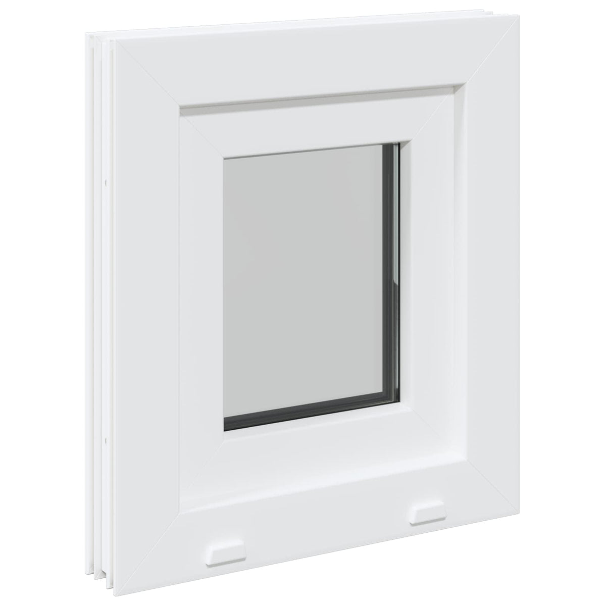 vidaXL Basement Window Internal Colour White RISOR 40 x 45 cm