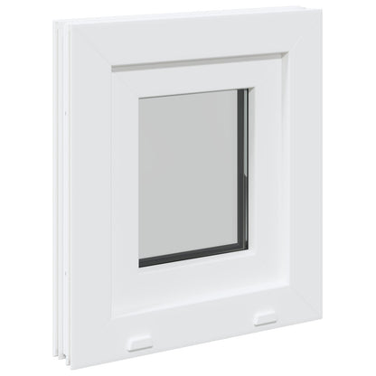 vidaXL Basement Window Internal Colour White RISOR 40 x 45 cm