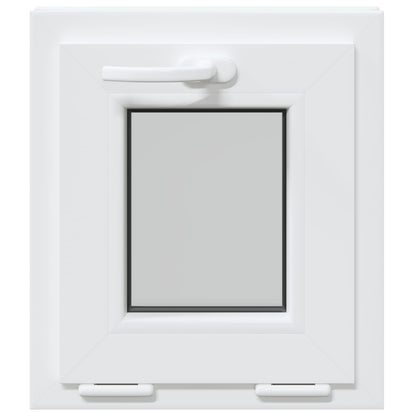 vidaXL Basement Window Internal Colour White RISOR 40 x 45 cm