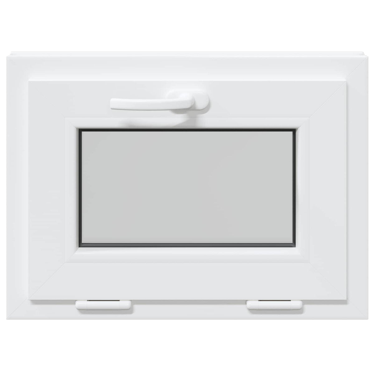 vidaXL Basement Window Internal Colour White RISOR 55 x 45 cm