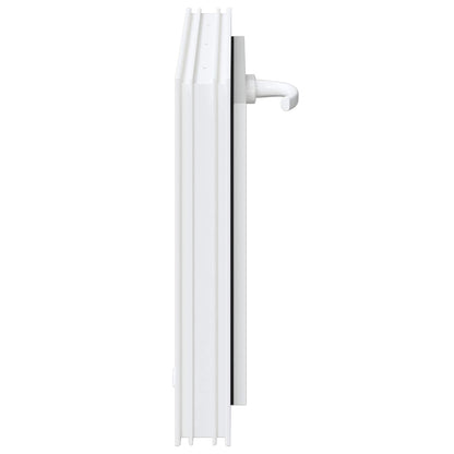 vidaXL Tilt Basement Window RISOR 60 x 45 cm PVC and Clear Plain Glass
