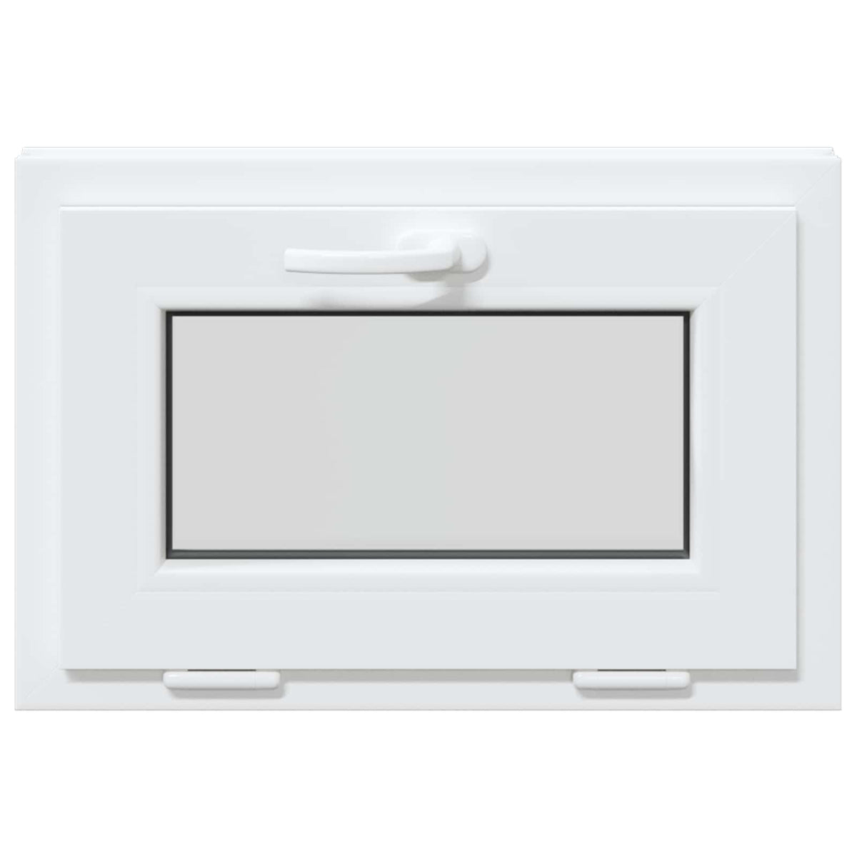 vidaXL Basement Window Internal Colour White RISOR 65 x 45 cm
