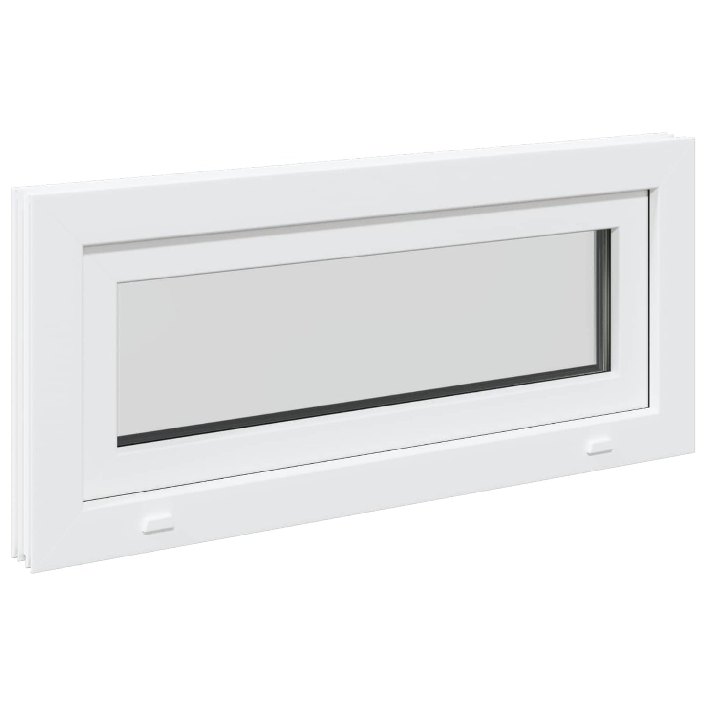 vidaXL Basement Window Internal Colour White RISOR 90 x 45 cm