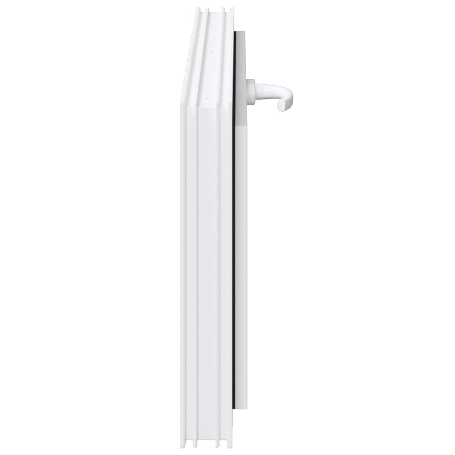 vidaXL Tilt Basement Window RISOR 95 x 45 cm PVC and Clear Plain Glass