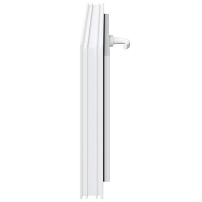 vidaXL Tilt Basement Window RISOR 95 x 45 cm PVC and Clear Plain Glass