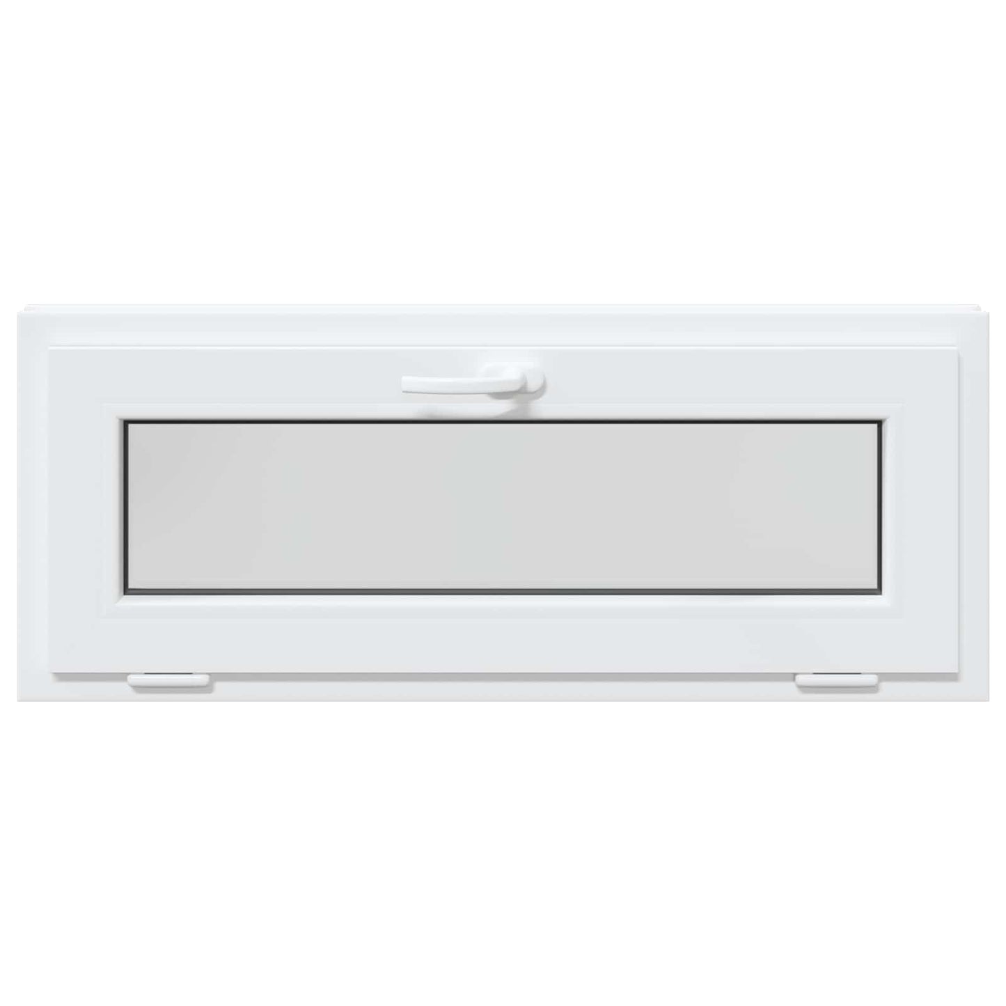 vidaXL Basement Window Internal Colour White RISOR 110 x 45 cm