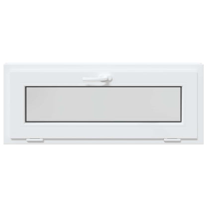 vidaXL Basement Window Internal Colour White RISOR 110 x 45 cm