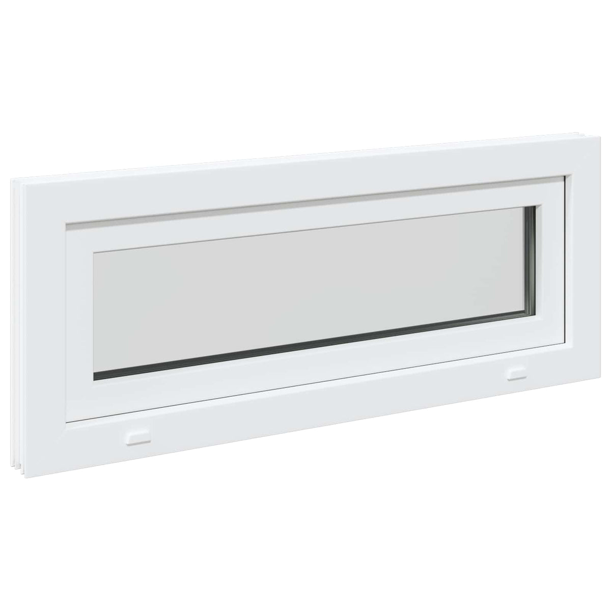 vidaXL Basement Window Internal Colour White RISOR 120 x 45 cm