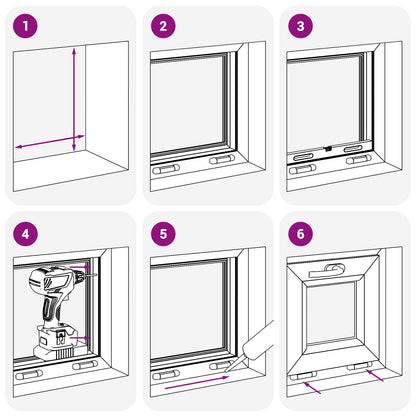 vidaXL Tilt Basement Window RISOR 40 x 40 cm PVC and Clear Plain Glass
