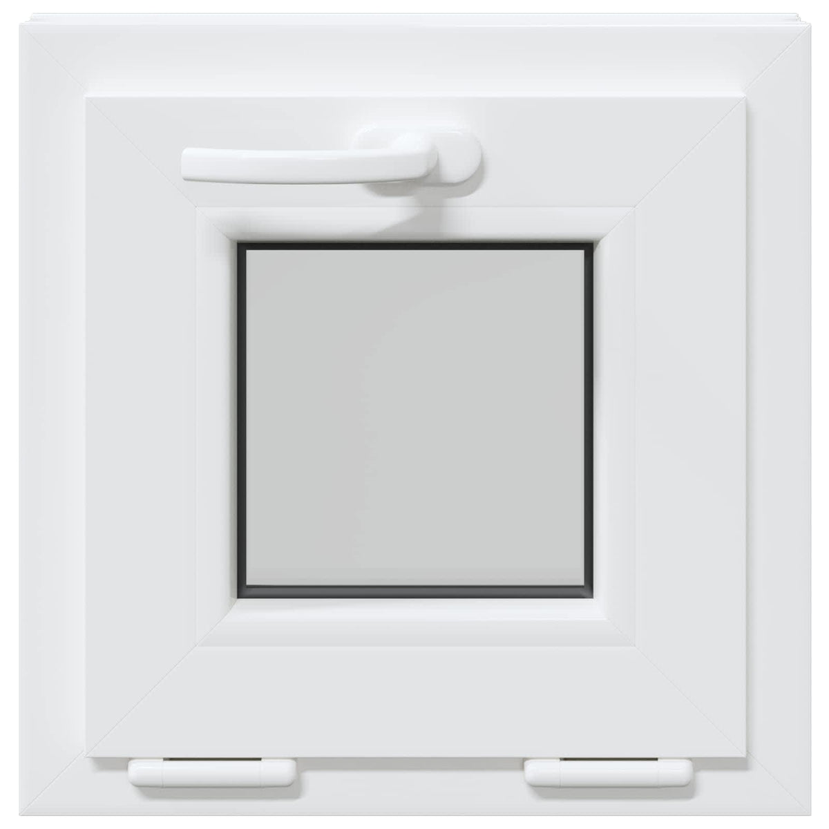 vidaXL Basement Window Internal Colour White RISOR 40 x 40 cm