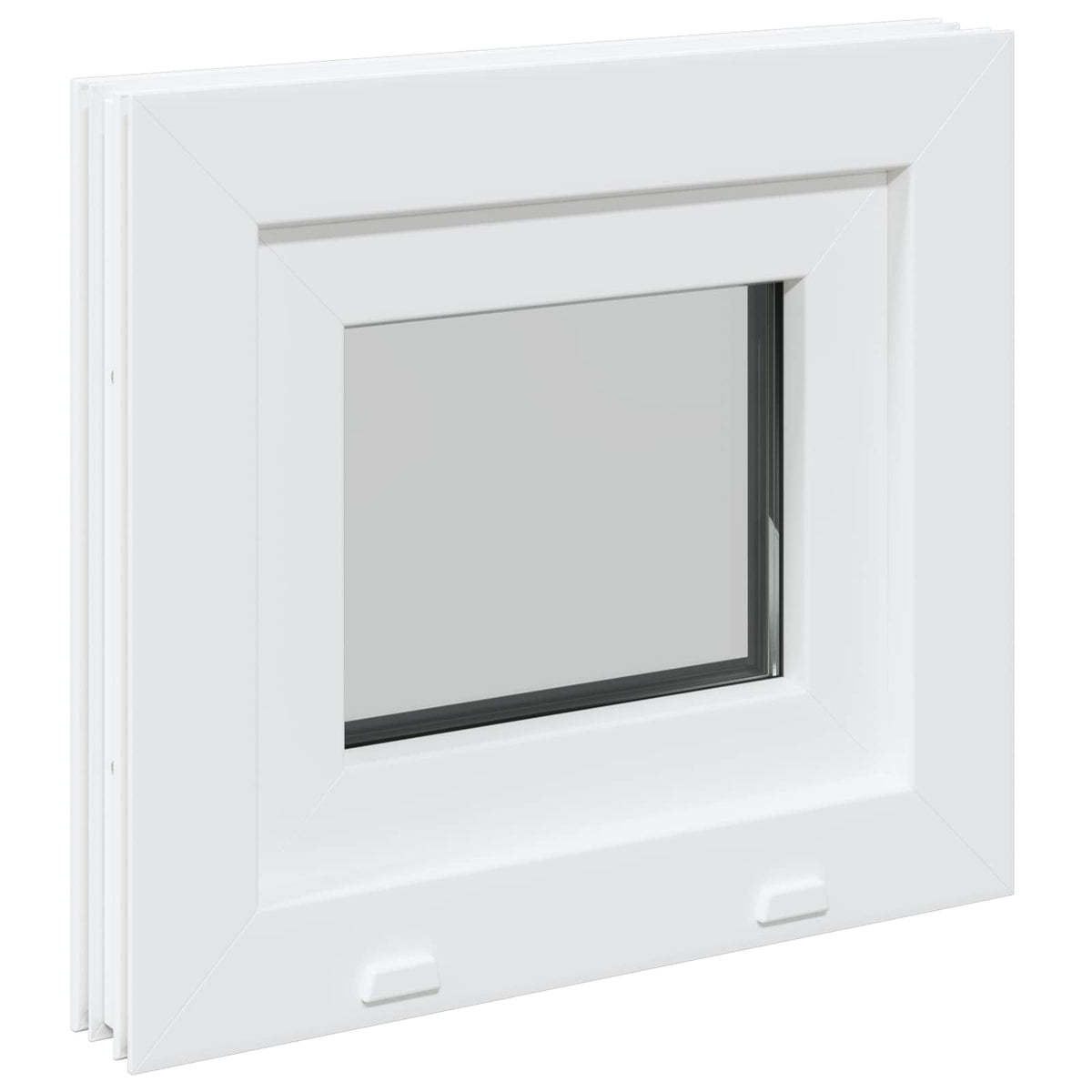 vidaXL Basement Window Internal Colour White RISOR 45 x 40 cm